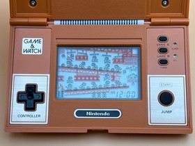 Vintage 1983 Nintendo Game & Watch Donkey Kong DK-52 CIB Crystal Clear LCD MIJ