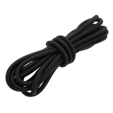 1/4" x 10' Bungee Shock Cord, Elastic Cord for Tie Down Kayak, Black