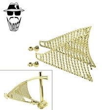 ORIGINAL LOWRIDER 16" Twisted Frame Tank Bottom-Insert Gold Lowrider Bike.