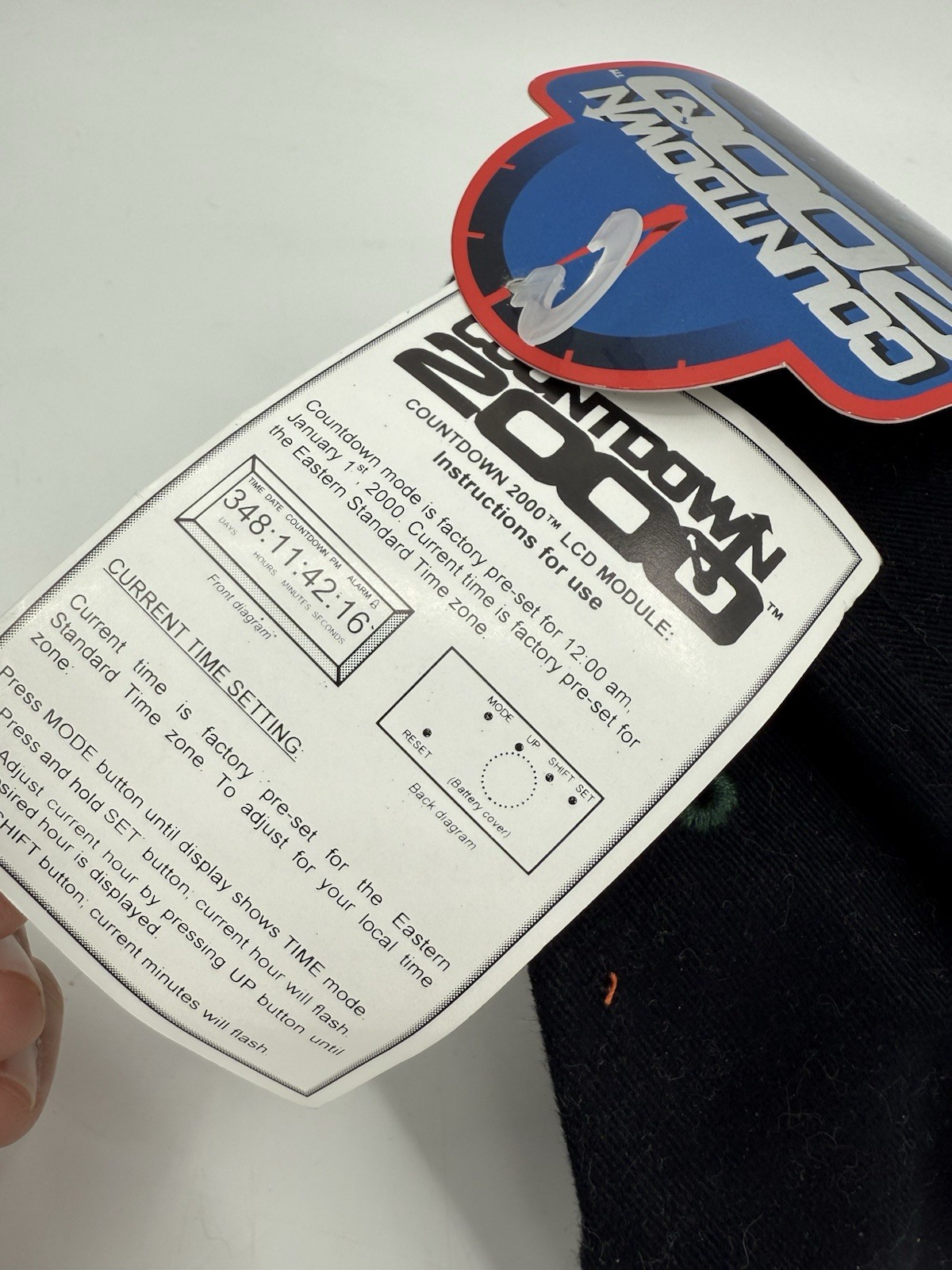 Vintage Countdown 2000 Baseball Cap Millennium Sn… - image 4