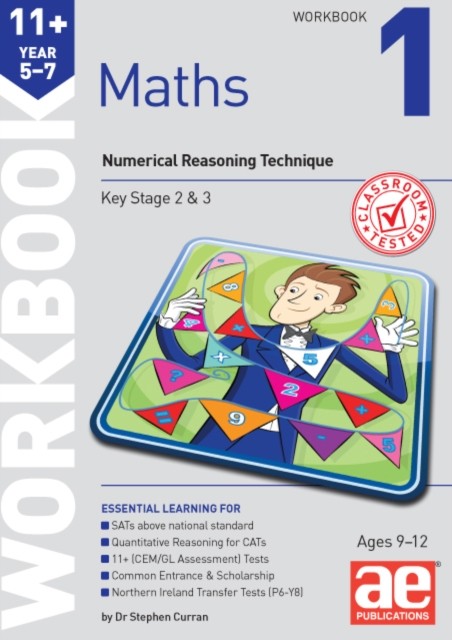 11+ Maths Year 5-7 Workbook 1 by Dr Stephen C Curran (Paperback Book)