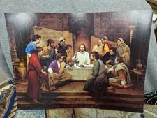 THE LAST SUPPER VINTAGE poster print Home Decor