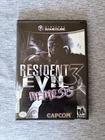 Resident Evil 3-Nemesis Game for Nintendo GameCube Complete with Manual Tested