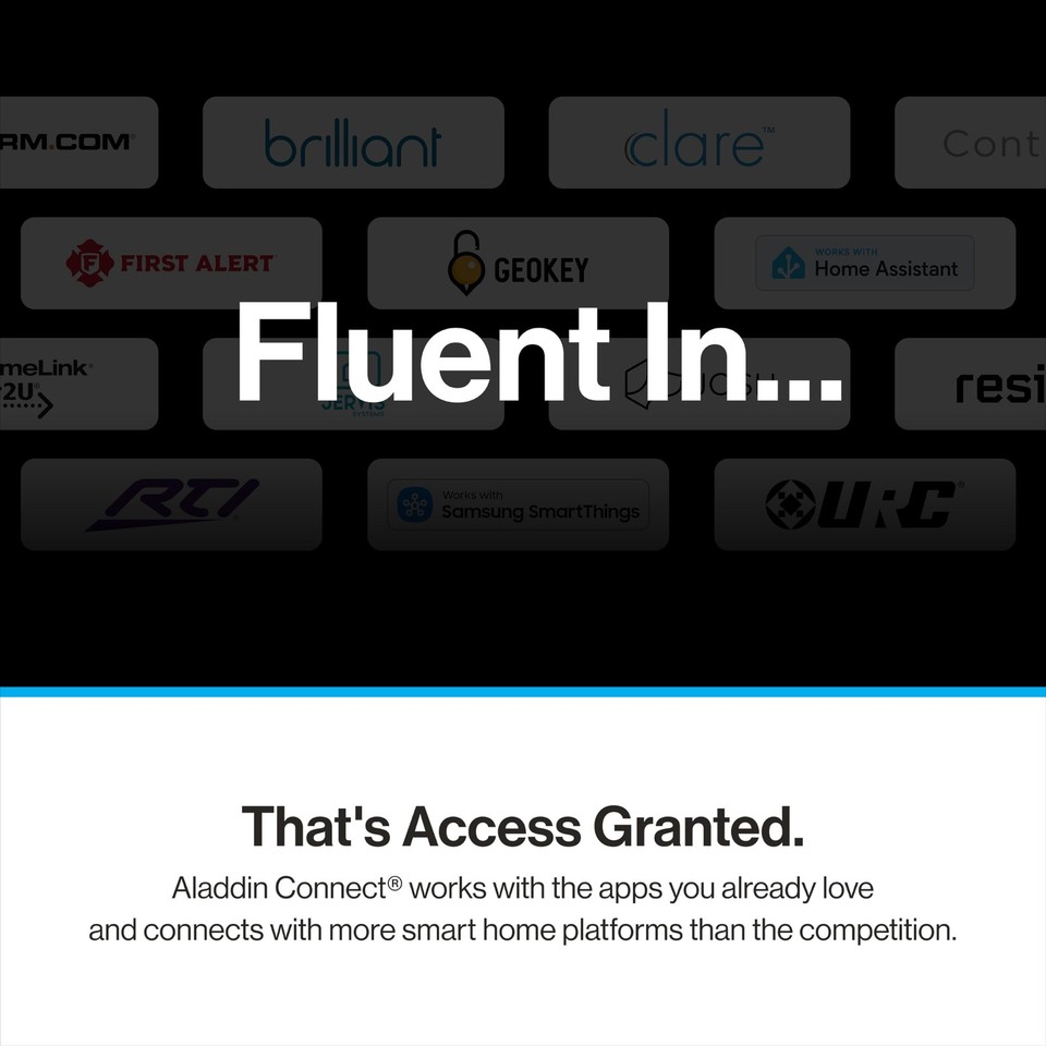 Genie Aladdin Connect Smart Garage Door Controller Single Door Kit ...