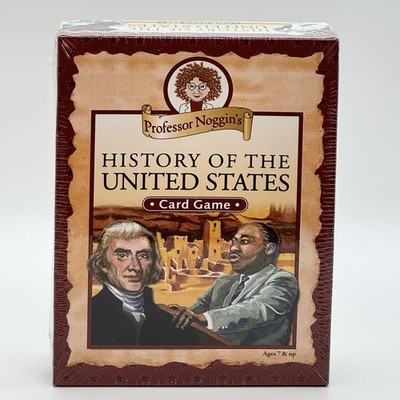 Professor Noggin History of the United States Card Game Outset Media NEW