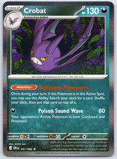 Pokemon TCG Crobat ME04: Chaos Rising Holo NM Rare 051/086