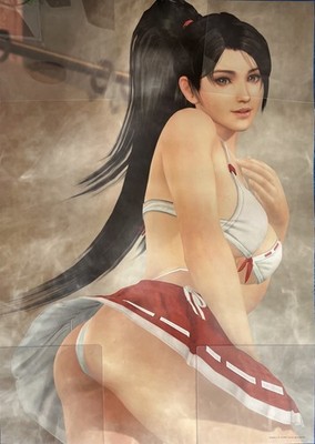 DEAD OR ALIVE Xtreme 3 Momiji Bath Poster MIJ Japanese