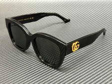 GUCCI GG1550SK 001 Black Grey Women's 54 mm Sunglasses