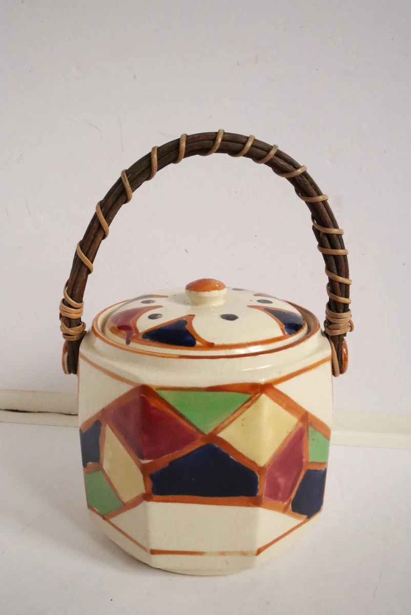 【新品未使用】イマン ポーレット ビードキャニスター Ceramic & Porcelain Collectible Canisters & Jars 1800-1849 Time