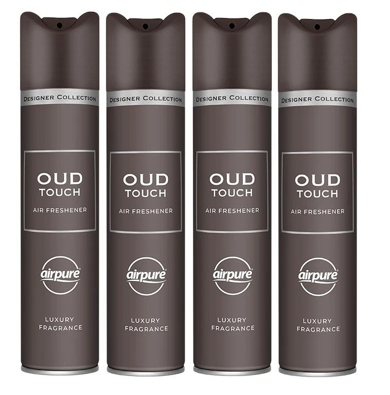 4 x AIRPURE AIR FRESHENER INSTANT FRESHNESS OUD TOUCH 300ml - Image 4
