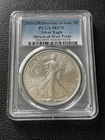 2026 W $1 Silver Eagle PCGS MS70 FDOI Perfect West Point American Coin