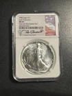 1988 SILVER EAGLE NGC MS69 EARLY PRODUCTION FROM US MINT SEALED BOX KEN BRESSETT
