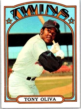 1972 Topps - Tony Oliva #400 VG- NO MAJOR CREASES