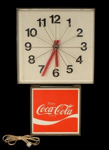 Coca Cola Clock Pam | eBay