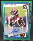 2025 Topps Signature Trey Amos Green (RAW)
