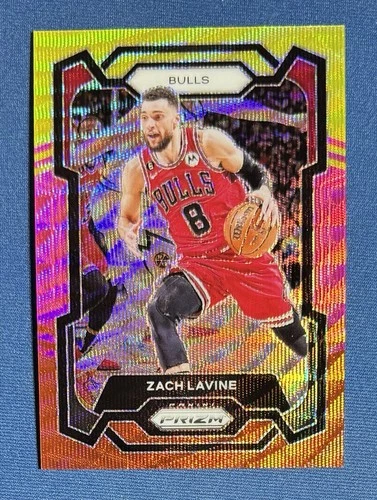 2023 Panini Prizm Zach Lavine Multi-Wave Prizm 54/88 Bulls #72