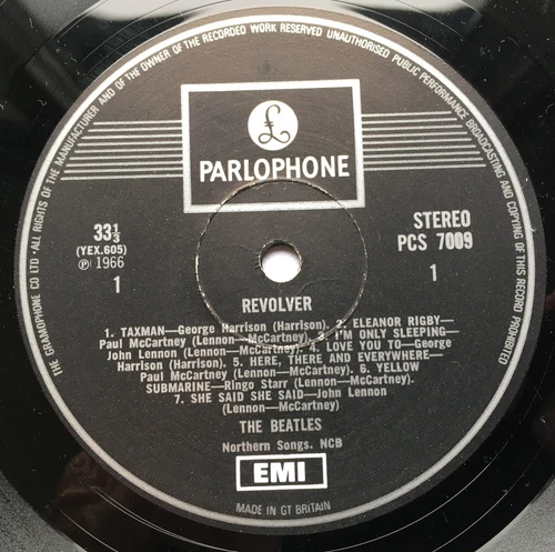 THE BEATLES "REVOLVER" UK 1969 EMI STEREO 1 BOX PRESS SUPERB CLEAN COPY