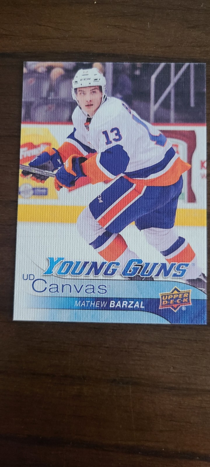 Mathew Barzal 2016-17 Upper Deck UD Canvas Young Guns ##C107