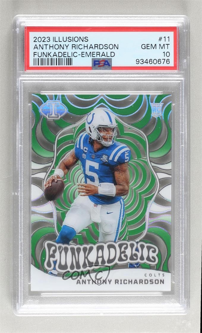 Anthony Richardson Panini Illusions Funkadelic #11 Emerald