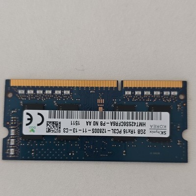 SK hynix 2GB DDR3 SDRAM SO-DIMM PC3L-12800S ECC 204-Pin HMT425S6CFR6A-PB