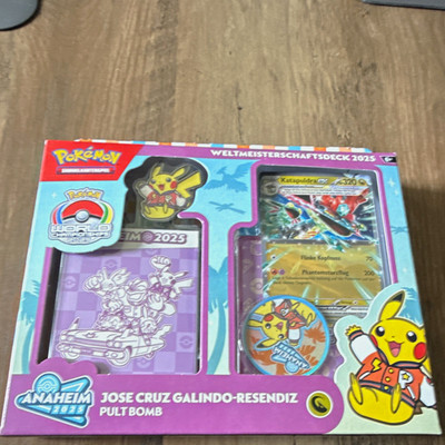 Pokémon TCG Weltmeisterschaftsdeck 2025 Pult Bomb Jose Cruz Galindo 60 Karten DE