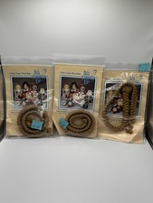 Doll Curly Crepe Wool Hair Dark Blonde Lot