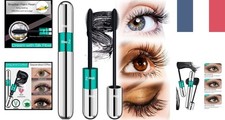 Mascara Fibre de Soie 4D Waterproof - Volume et Longueur Éblouissants, 9ml