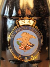 FBI  NATIONAL ACADEMY  - Coca Cola Bottle - "Knowledge, Courage, Integrity"