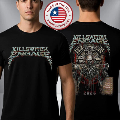 Killswitch Engage US Tour 2026 Venue Dates Schedule T-Shirt