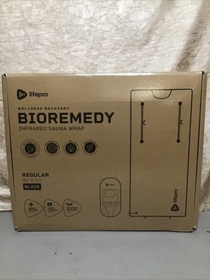 Lifepro BioRemedy Infrared Sauna Blanket. Black. Size- Regular - 31  X 71 .