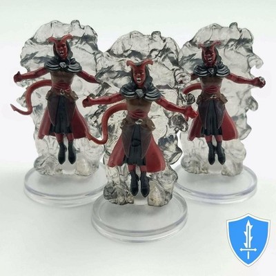 Vampire Spellcaster x3 - Boneyard #17 D&D Icons of Realms Tiefling Miniature