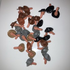 TIMPO - Vintage Wild West Cowboy Köpfe x 30 verschiedene Hüte