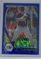 2021 Prizm Draft Picks Luke Waddell Blue  Donut Circles 01/25 RC 