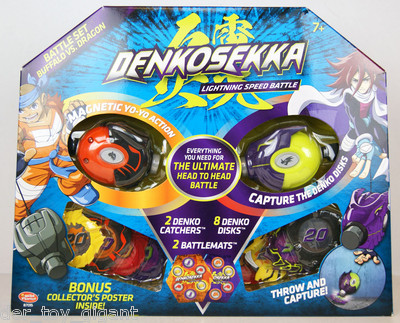 Denkosekka - Lightning Speed Battle - Magnetic Yo-Yo Action - Battle Set