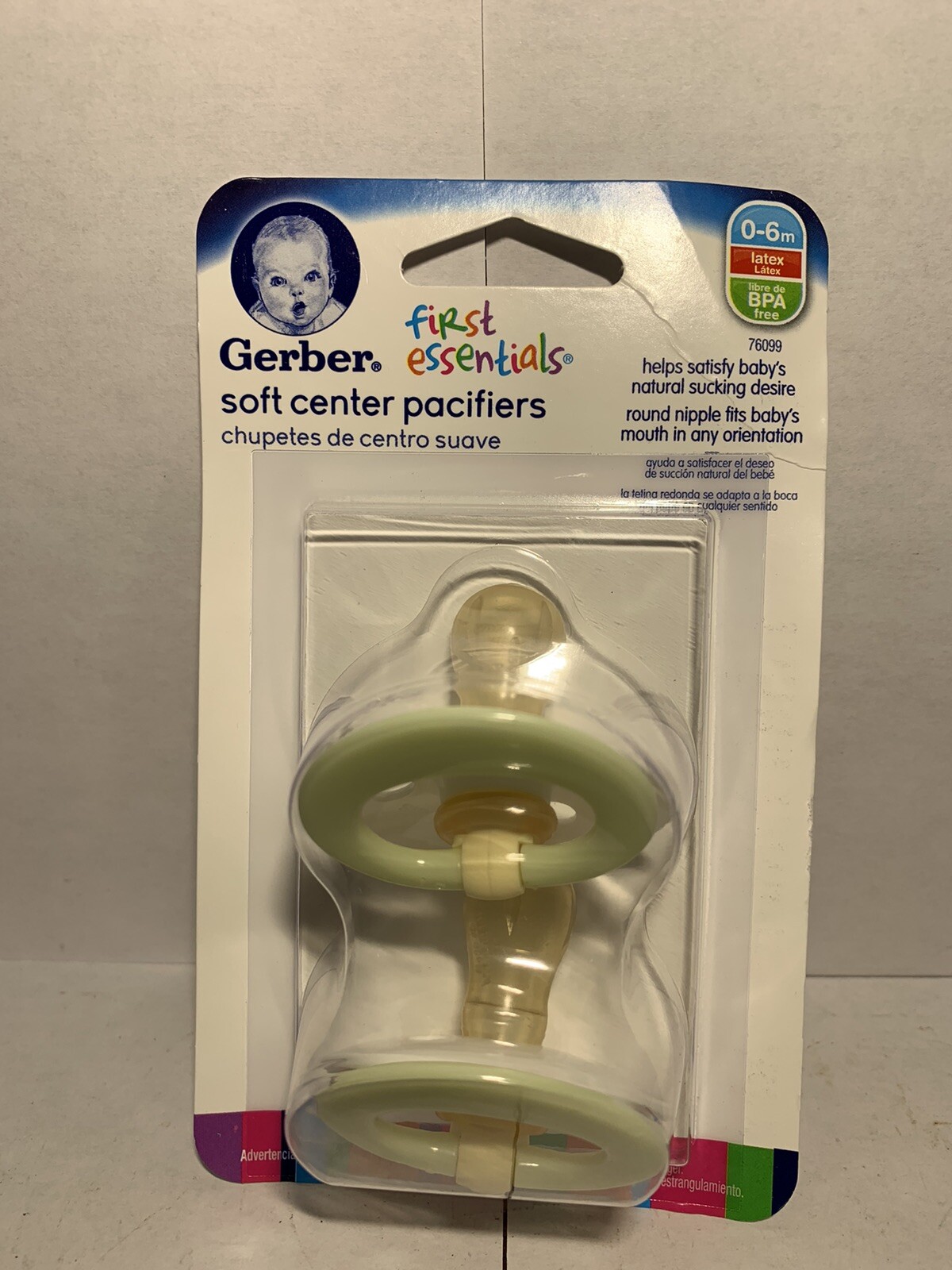 gerber essentials soft center pacifiers