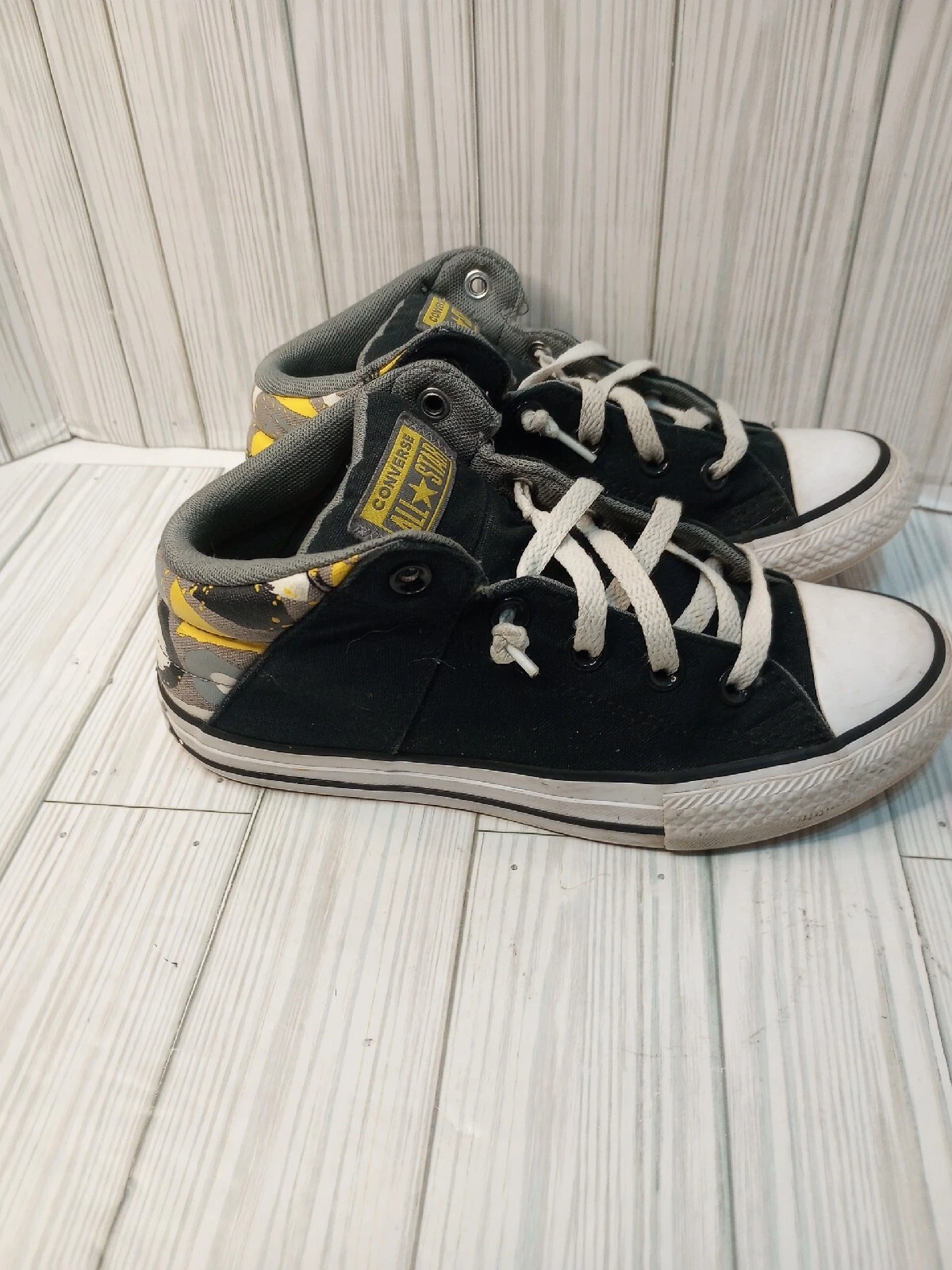 Converse bambino Chuck Taylor All Star 668771F nero giallo taglia 4