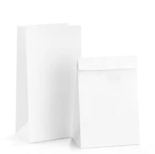 6lb Paper Bags-Lunch Bags, Craft Bags, Grocery Bags Available in White and Brown