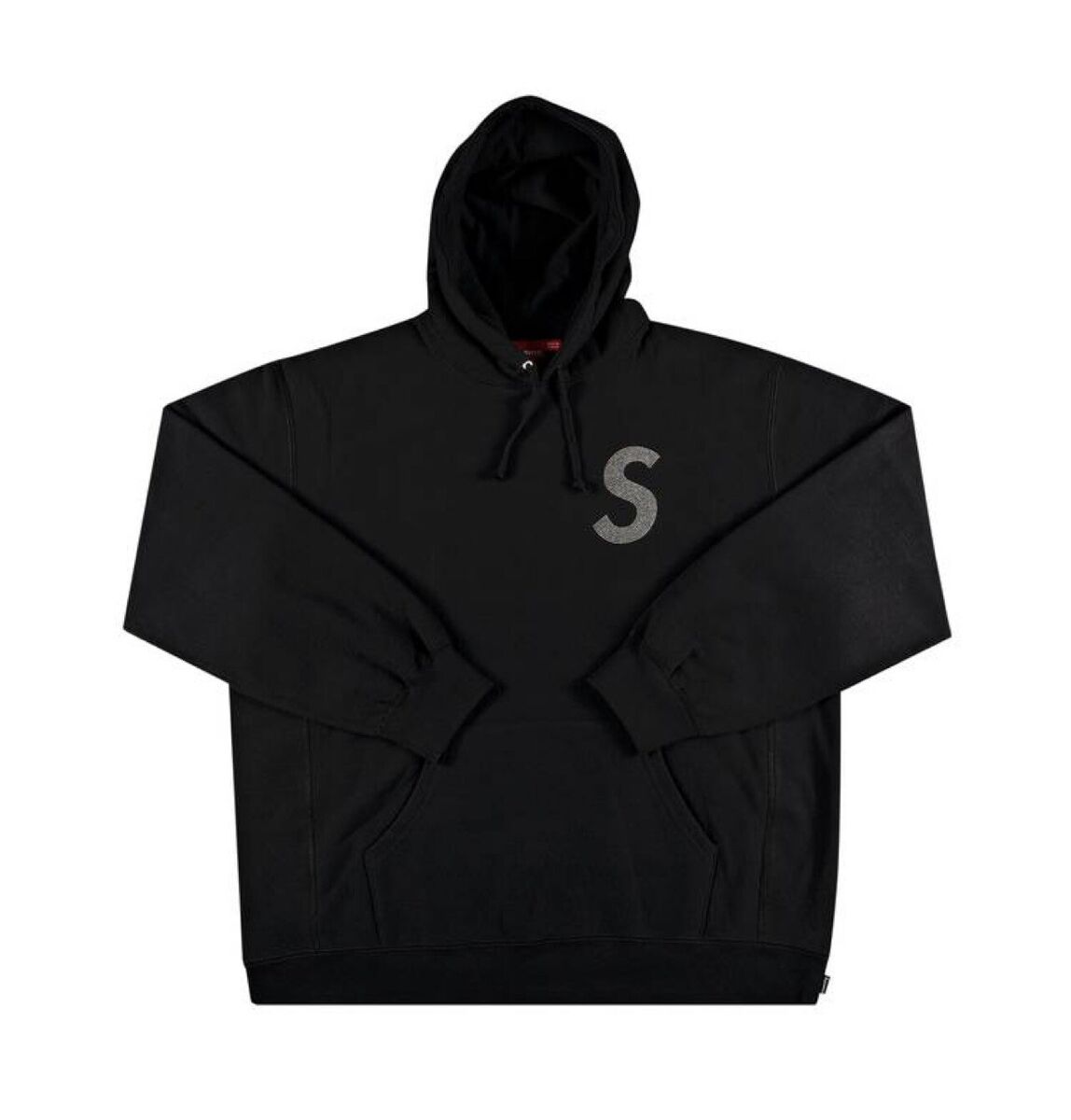 New Supreme x Swarovski Crystals Black S Logo Hoodie Size XL New Supreme x Swarovski Crystals Black S Logo Hoodie Size XL