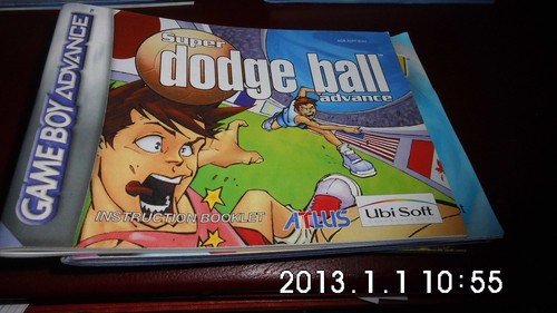 NOTICE - LIVRET GAME BOY AVANCE- SUPER DODGE BALL - TBE