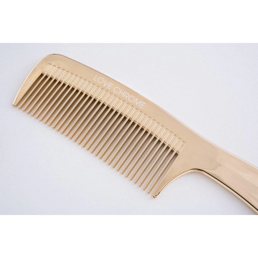 LOVE CHROME K24GP TETSUKI GOLD static comb shiny hair salon
