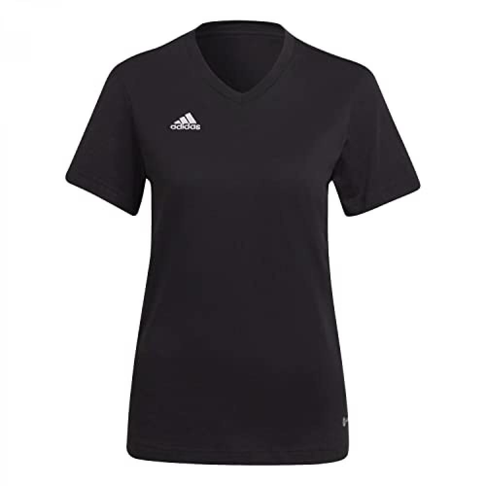 (TG. S) adidas Entrada 22 T-Shirt, T-Shirt Donna, black, S - NUOVO