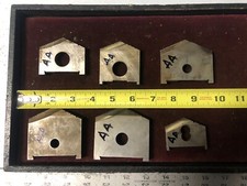 MACHINIST LATHE MILL 2 Unused  Spade Drill Tool Cutter Bit 3/8" Thick LOT AA OFC