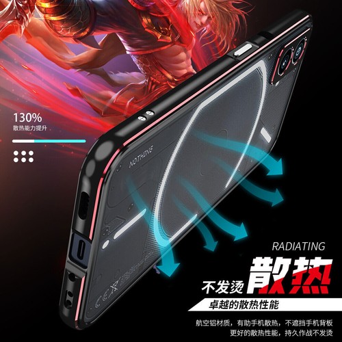 For Nothing Phone (2), Luxury Aluminum Metal Bumper Frame Screw Boder Case Cover - 第 5/25 張圖片