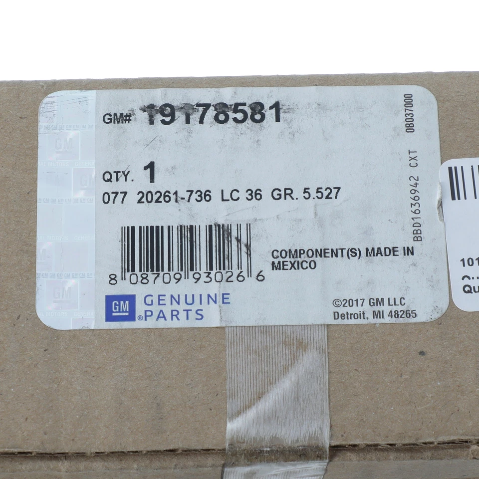 Kit de engranajes de piñón lateral diferencial trasero Chevrolet GMC 1999-2000 NUEVO FABRICANTE DE EQUIPOS ORIGINALES 19178581 Foto 4 de 4