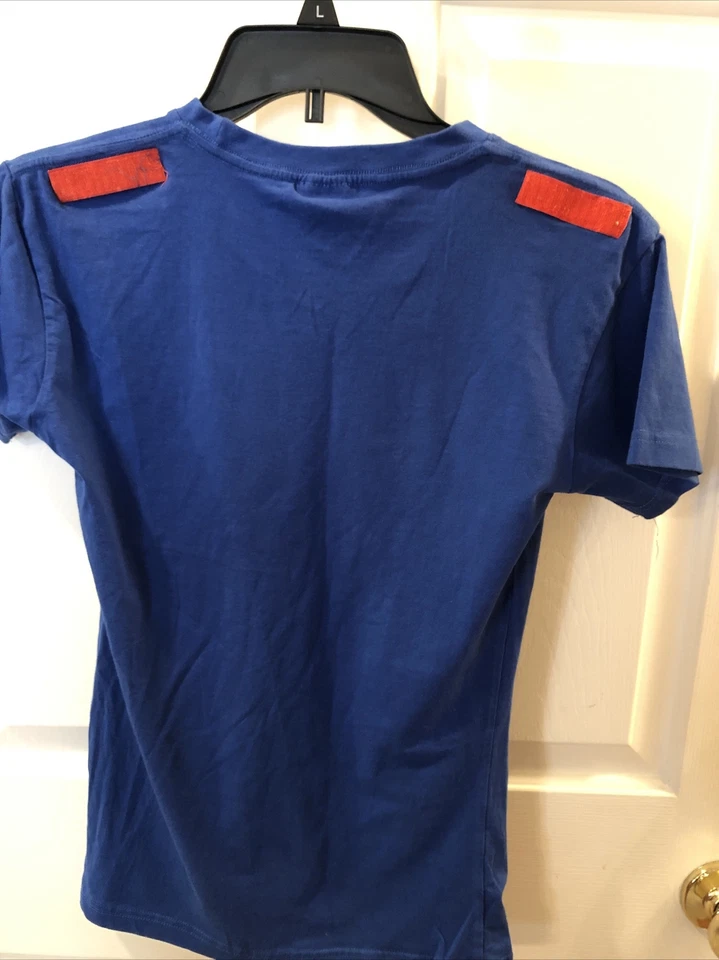 Camisa Top Rubie's Supergirl Para Mujer Talla M DC Comics Disfraz Capa Extraíble Foto 3 de 4