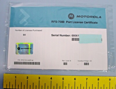 Extreme Networks RFS-7010-ADP-64 Motorola License (64 Ports)