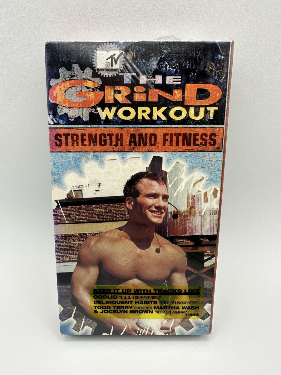SEALED MTV The Grind Workout Strength and Fitness VHS 1996 Eric