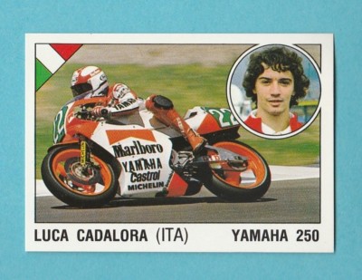 MOTOR CYCLING - PANINI - SUPERSPORT STICKER NO. 121 - LUCA CADALORA (ITALY)  | eBay