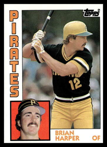 1984 Topps #144 Brian Harper Pittsburgh Pirates Baseball Card