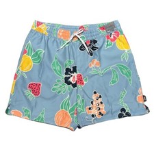 Brand New Mens Vans Primary Print Elastic Waist Boardshorts Dusty Blue